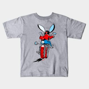 Driving Rabbit Kids T-Shirt